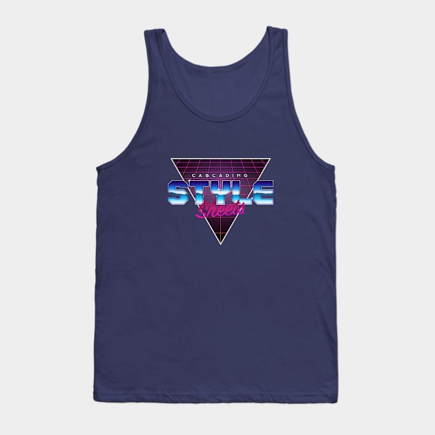 Retro CSS Tank Top by chriskirknielsen